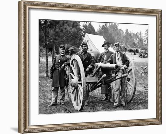 Civil War: Union Officers-James F. Gibson-Framed Photographic Print