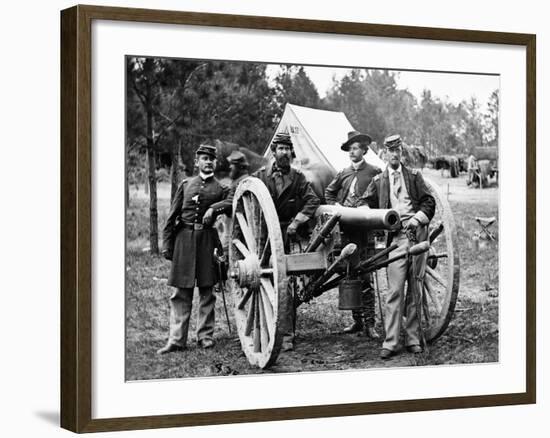 Civil War: Union Officers-James F. Gibson-Framed Photographic Print