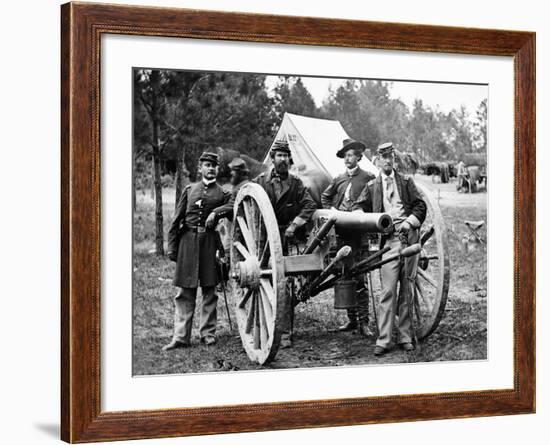 Civil War: Union Officers-James F. Gibson-Framed Photographic Print