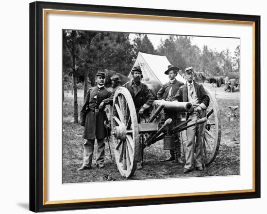 Civil War: Union Officers-James F. Gibson-Framed Photographic Print