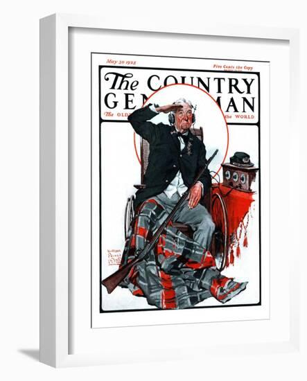 "Civil War Veteran," Country Gentleman Cover, May 30, 1925-William Meade Prince-Framed Giclee Print