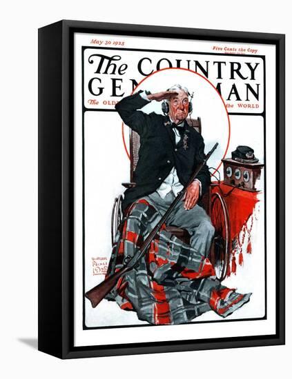 "Civil War Veteran," Country Gentleman Cover, May 30, 1925-William Meade Prince-Framed Premier Image Canvas