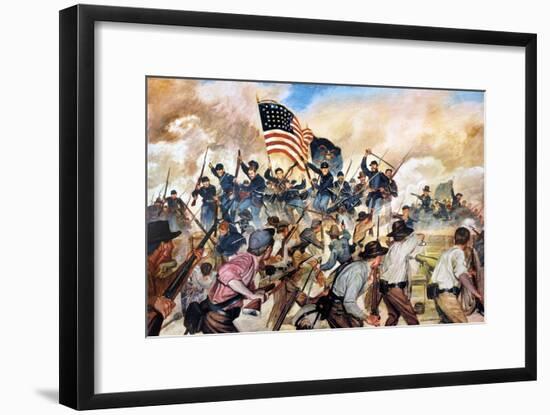 Civil War: Vicksburg, 1863-Hugh Charles McBarron-Framed Giclee Print