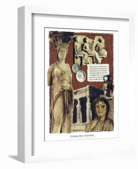 Civilizations Series: Ancient Greece-Gerry Charm-Framed Giclee Print