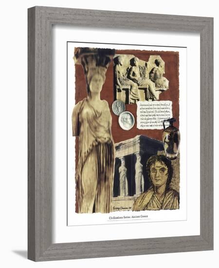 Civilizations Series: Ancient Greece-Gerry Charm-Framed Giclee Print