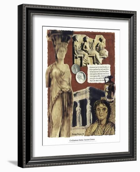 Civilizations Series: Ancient Greece-Gerry Charm-Framed Giclee Print