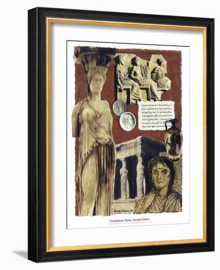 Civilizations Series: Ancient Greece-Gerry Charm-Framed Giclee Print