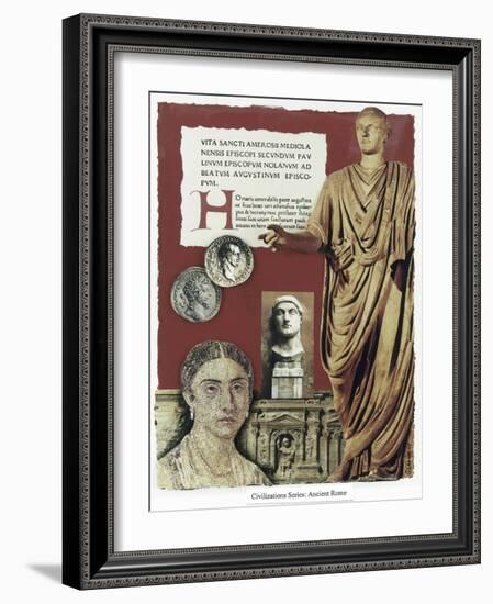 Civilizations Series: Ancient Rome-Gerry Charm-Framed Giclee Print