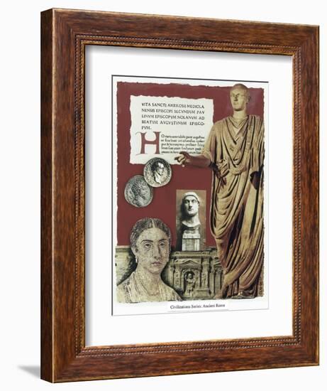 Civilizations Series: Ancient Rome-Gerry Charm-Framed Giclee Print