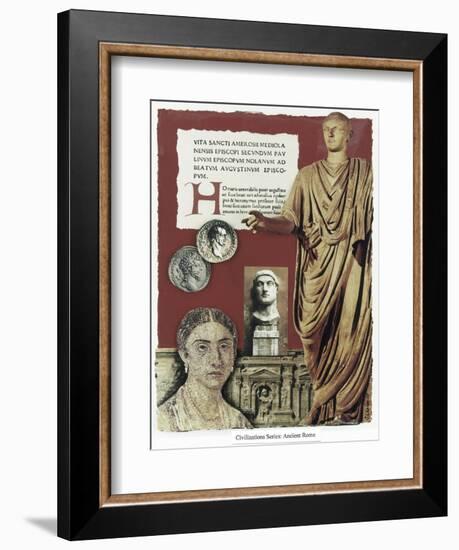 Civilizations Series: Ancient Rome-Gerry Charm-Framed Giclee Print