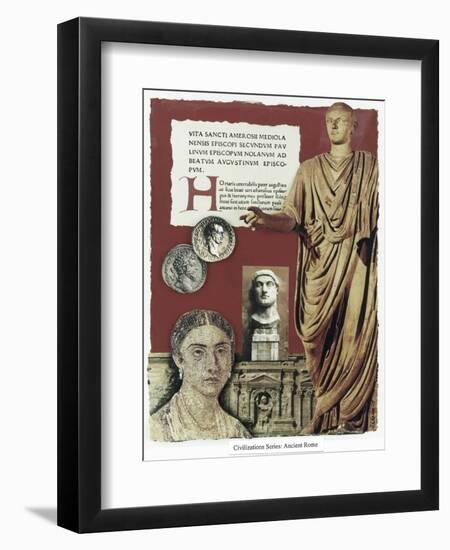 Civilizations Series: Ancient Rome-Gerry Charm-Framed Giclee Print