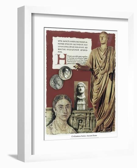 Civilizations Series: Ancient Rome-Gerry Charm-Framed Giclee Print