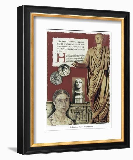 Civilizations Series: Ancient Rome-Gerry Charm-Framed Giclee Print