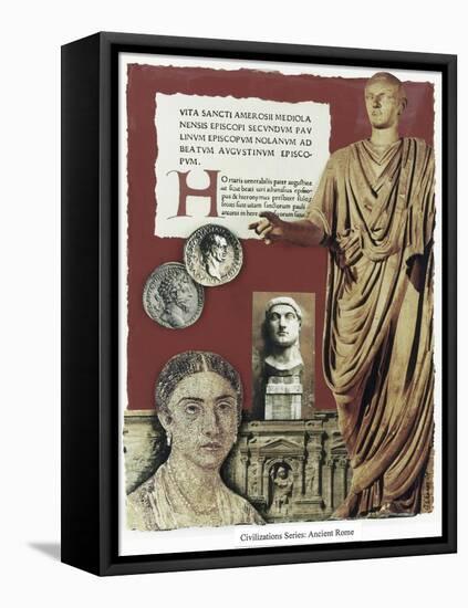 Civilizations Series: Ancient Rome-Gerry Charm-Framed Premier Image Canvas