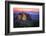 Civita di Bagnoregio, Viterbo, Lazio, Central Italy, Europe. Sunrise over Civita di Bagnoregio-ClickAlps-Framed Photographic Print