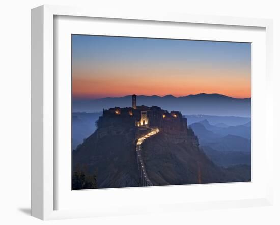 Civita Di Bagnoregio, Viterbo Province, Lazio, Italy, Europe-Francesco Iacobelli-Framed Photographic Print