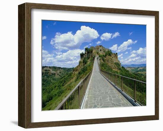 Civita, Umbria, Italy, Europe-Tim Hall-Framed Photographic Print