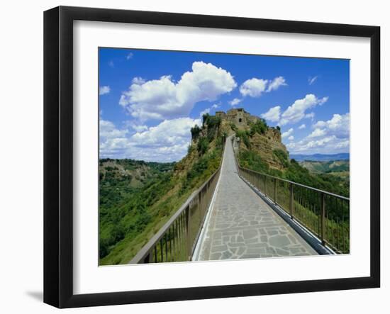 Civita, Umbria, Italy, Europe-Tim Hall-Framed Photographic Print