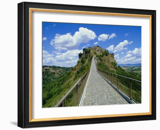 Civita, Umbria, Italy, Europe-Tim Hall-Framed Photographic Print