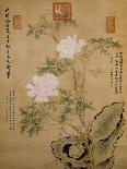Peonies and Rock, Summer of Quisi Year of the Guangxu Era-Cixi-Giclee Print