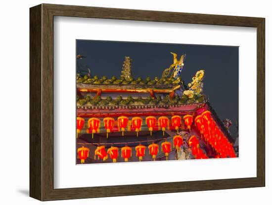 Cixian Temple dedicated to Matsu in Shilin, Taipei, Taiwan-Keren Su-Framed Photographic Print