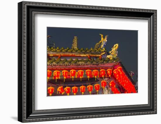 Cixian Temple dedicated to Matsu in Shilin, Taipei, Taiwan-Keren Su-Framed Photographic Print