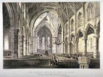 The Church of St John of Jerusalem, Hackney, London, C1850-CJ Greenwood-Framed Giclee Print