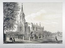 The Church of St John of Jerusalem, Hackney, London, C1850-CJ Greenwood-Framed Giclee Print