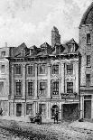 The Residence of Sir Isaac Newton, St Martin's Street, Leicester Square, 1840-CJ Smith-Framed Giclee Print
