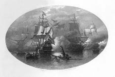 The Naval Battle of Sole Bay, 1672-CL van Kesteren-Giclee Print