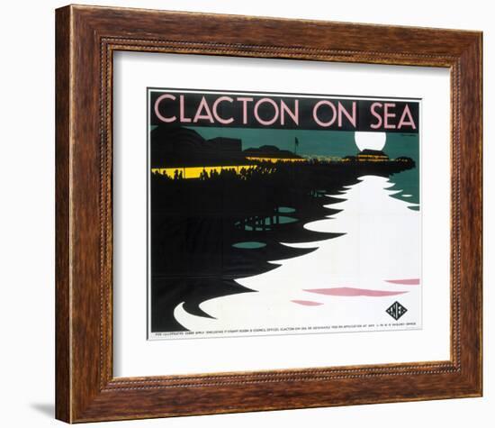 Clacton on Sea-null-Framed Art Print