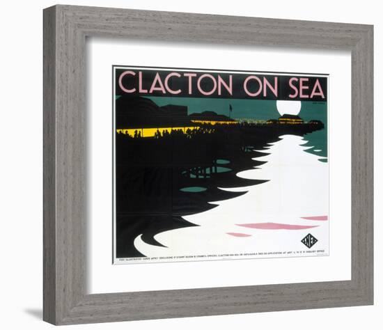 Clacton on Sea-null-Framed Art Print