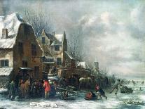 Winter Scene-Claes Molenaer-Giclee Print