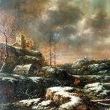 Winter Scene-Claes Molenaer-Framed Giclee Print