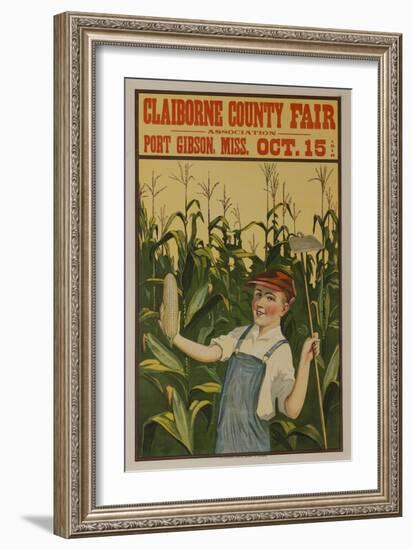 Claiborne County Fair, American Advertising Poster-null-Framed Giclee Print