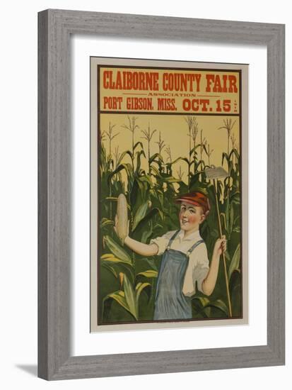 Claiborne County Fair, American Advertising Poster-null-Framed Giclee Print
