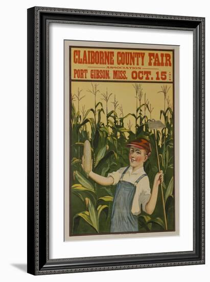 Claiborne County Fair, American Advertising Poster-null-Framed Giclee Print