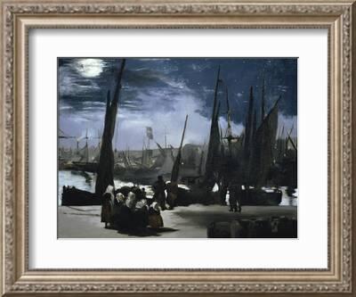 Clair de Lune Sur le Port de Boulogne' Giclee Print - Edouard Manet |  Art.com