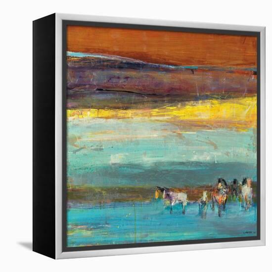 Claire de Lune-Dominique Samyn-Framed Stretched Canvas