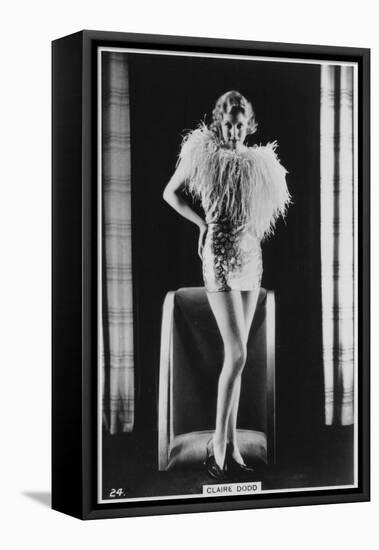 Claire Dodd, American Film Actress, C1938-null-Framed Premier Image Canvas