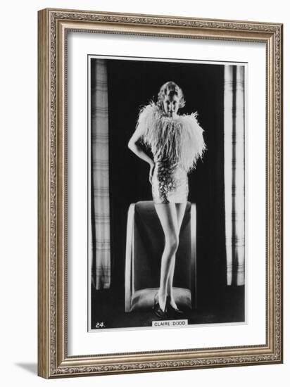 Claire Dodd, American Film Actress, C1938-null-Framed Giclee Print