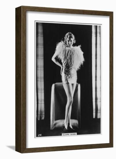 Claire Dodd, American Film Actress, C1938-null-Framed Giclee Print