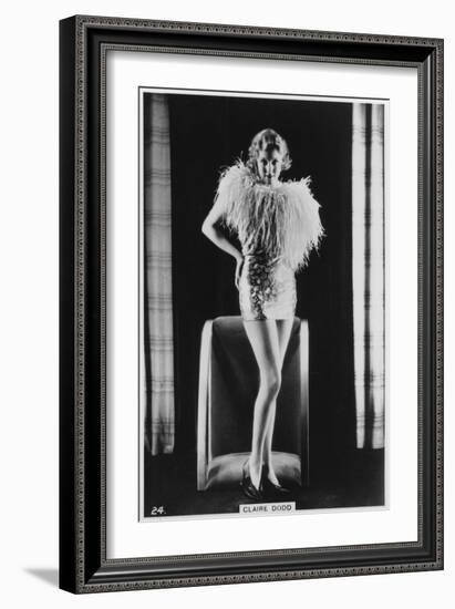 Claire Dodd, American Film Actress, C1938-null-Framed Giclee Print