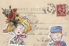 Carte Postal IV-Claire Fletcher-Framed Giclee Print