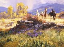 Horses at Big Wash-Claire Goldrick-Art Print