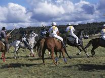 The Geeburg Polo Match, Bushmen Versus Melbourne Polo Club, Australia-Claire Leimbach-Framed Photographic Print