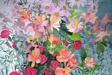 Campanulas and Daisies-Claire Spencer-Giclee Print