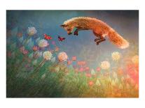 Foxglove grow-Claire Westwood-Art Print