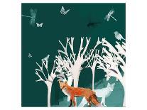 Foxglove grow-Claire Westwood-Art Print