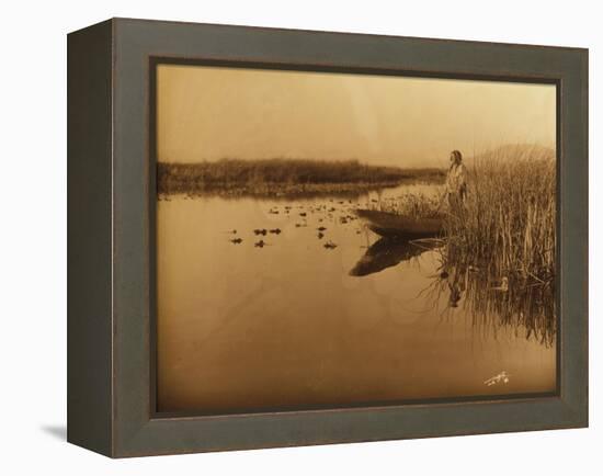 Clamath Marsh, 1898-Edward S. Curtis-Framed Premier Image Canvas